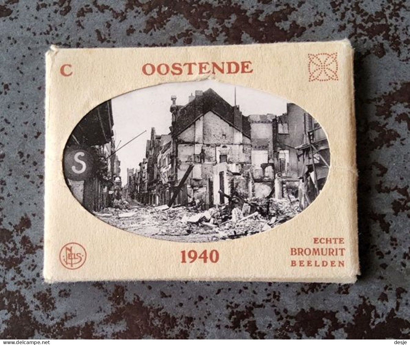 Oostende 1940 C, 10 Echte Bromurit Beelden - Oostende