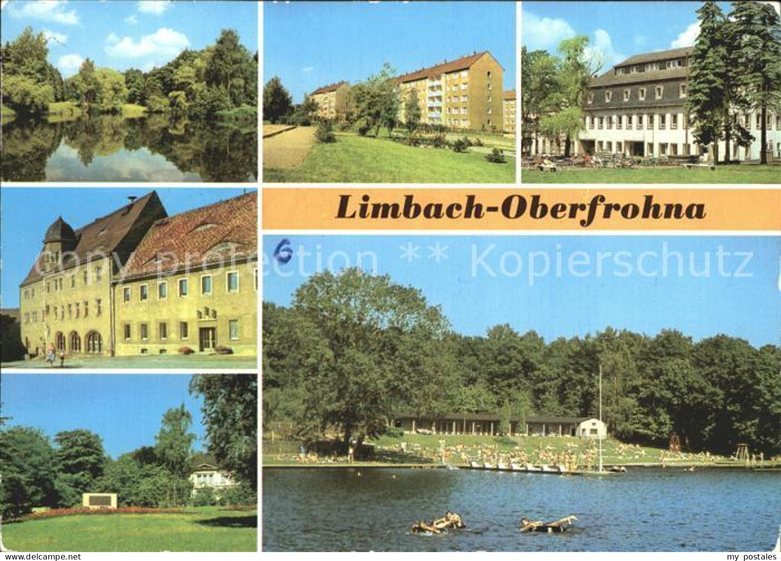 72371748 Limbach Oberfrohna Stadtpark Hoher Hain Rathaus Hotel V?lkerfreundschaf - Limbach-Oberfrohna