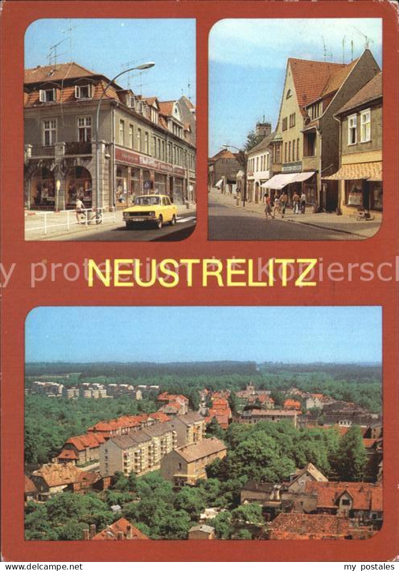 72371463 Neustrelitz Wilhelm Pieck Strasse Strelitzer Strasse Teilansicht Neustr - Neustrelitz