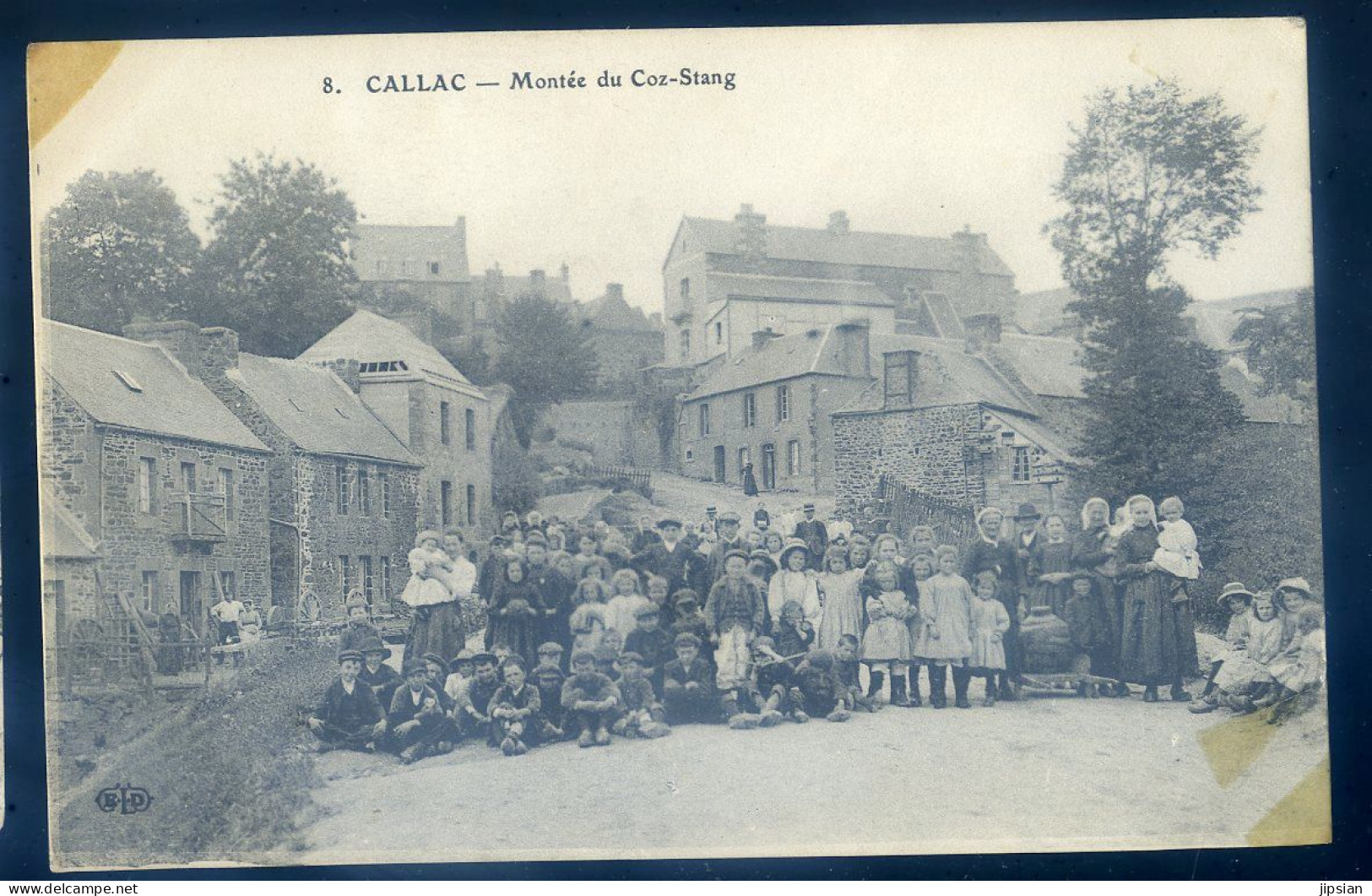 Cpa Du 22 Callac - Montée Du Coz Stang      STEP71 - Callac