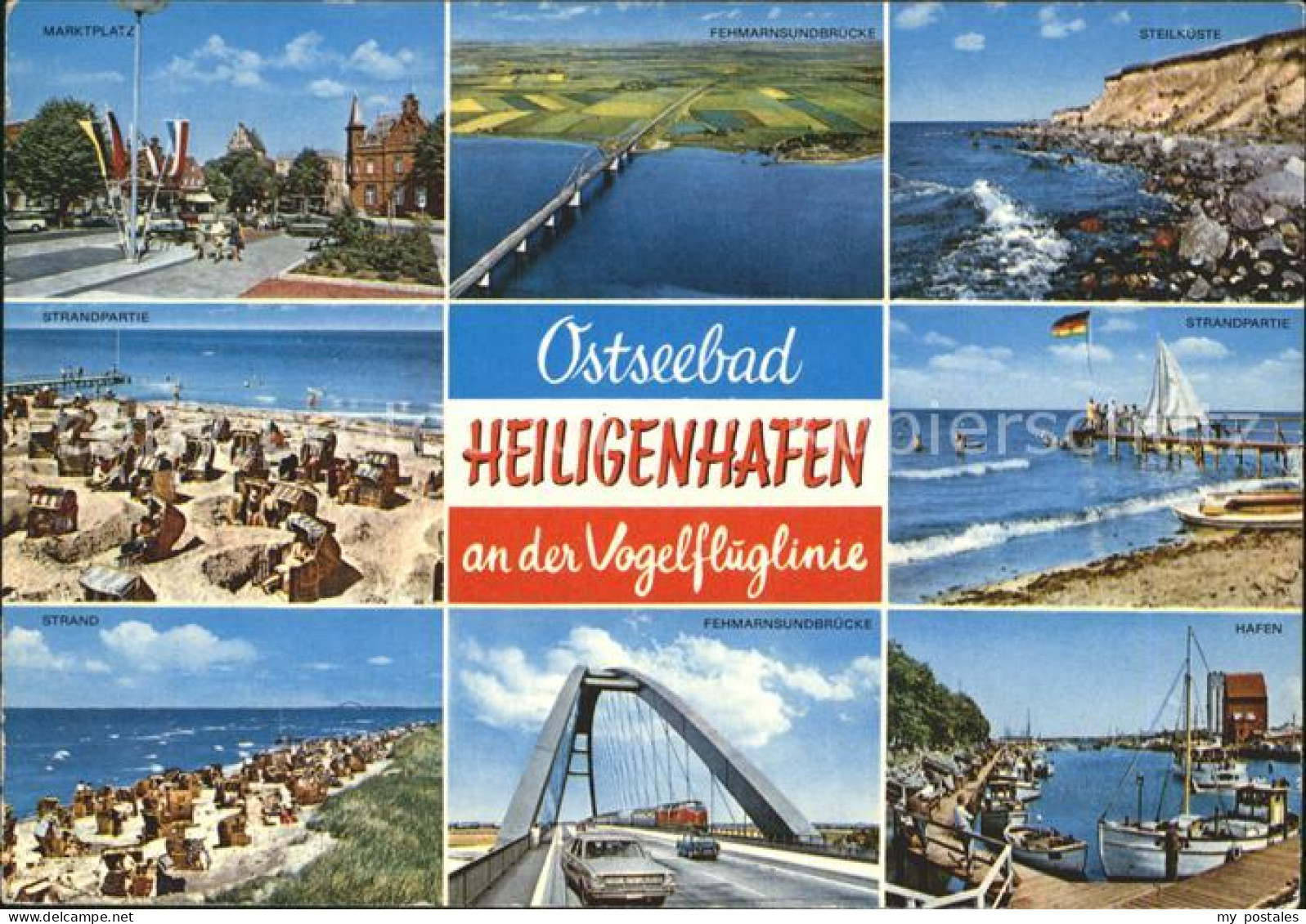 72370806 Heiligenhafen Ostseebad Marktplatz Strand Hafen Fehmarnsundbruecke Heil - Heiligenhafen