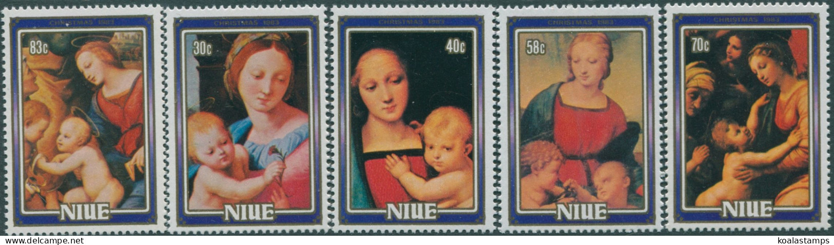 Niue 1983 SG503-507 Christmas Set MNH - Niue