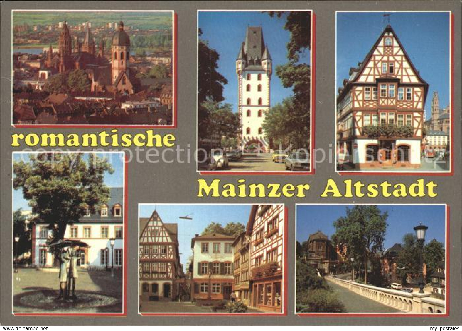 72369432 Mainz Rhein Romantische Altstadt Srephanskirche Dom Holzturm Mainz - Mainz