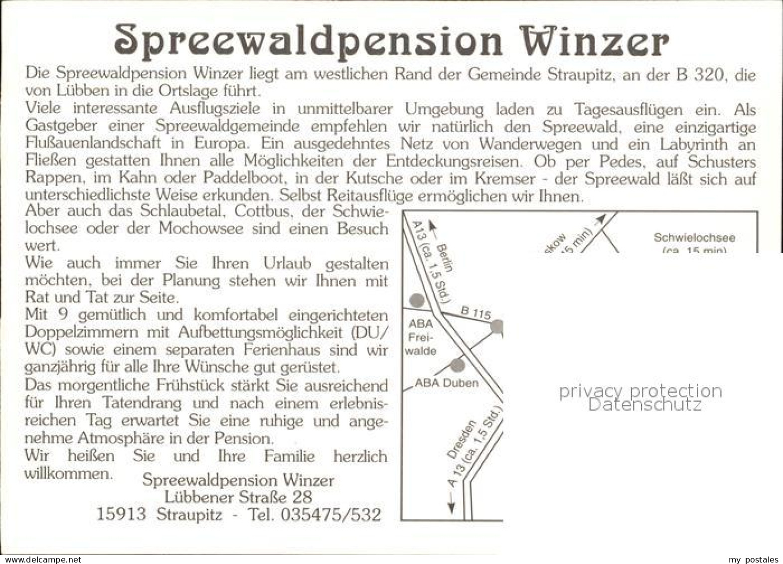 72367028 Straupitz Spreewaldpension Winzer Terrasse Straupitz - Straupitz