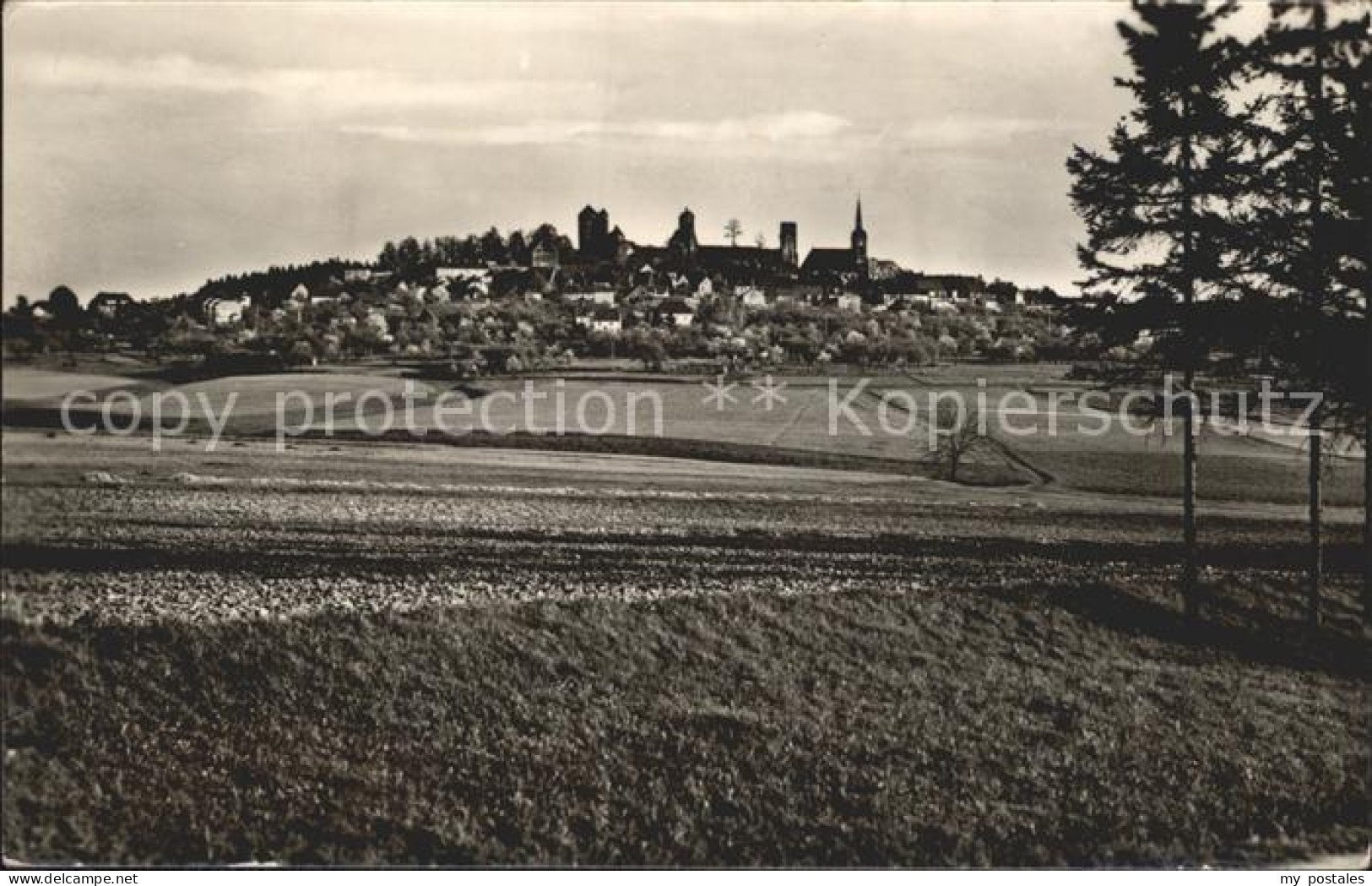 72365046 Stolpen Burg Stadtblick Stolpen - Stolpen