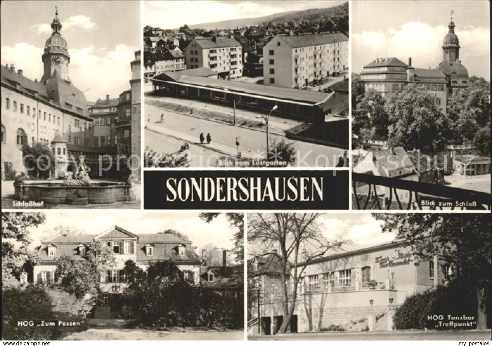 72358537 Sondershausen Thueringen Schlosshof Lustgarten HOG Zum Possen HOG Tanzb - Sondershausen