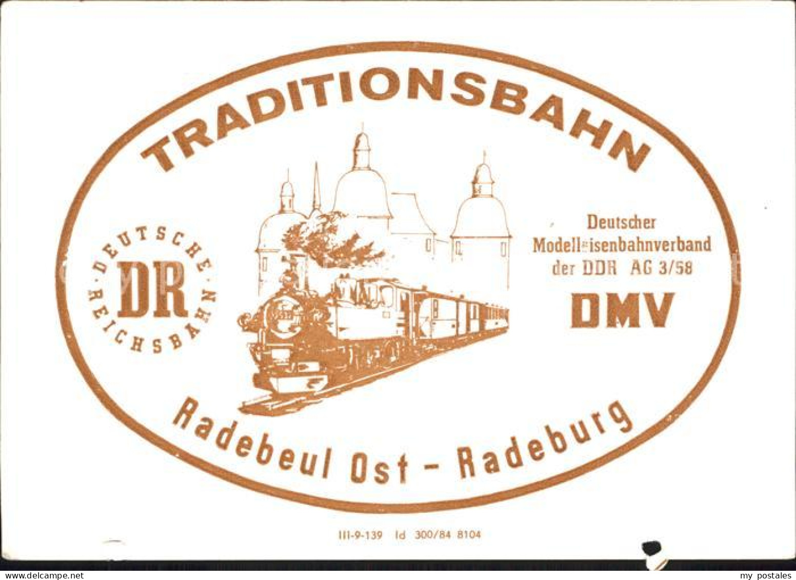 72358333 Radebeul Billet Fuer Eine Fahrt Mit Dem Traditionszug Radebeul Ost Nach - Radebeul