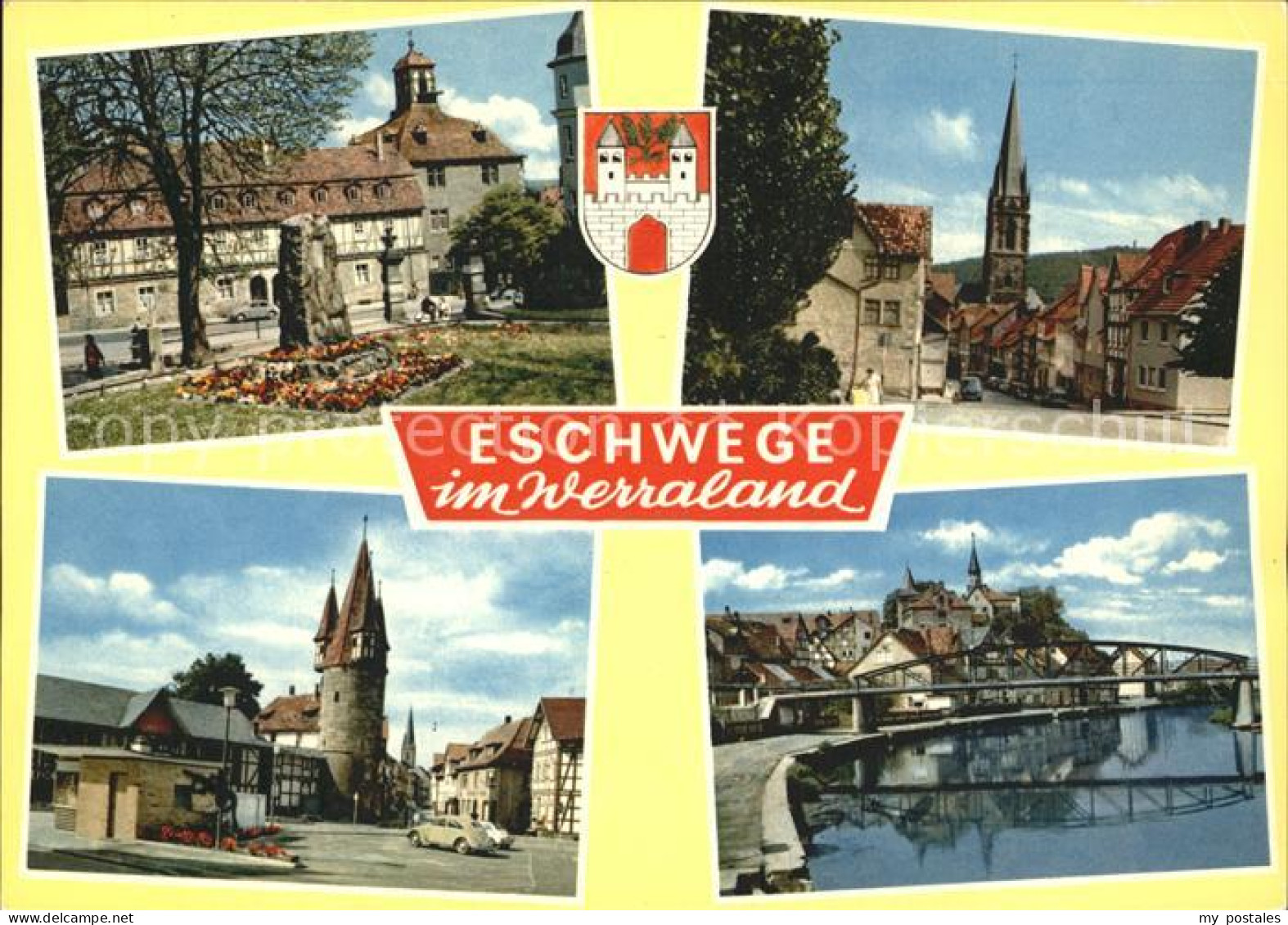 72357786 Eschwege Schloss Denkmal Kirche Gefangenenhausturm Werra Bruecke Eschwe - Eschwege