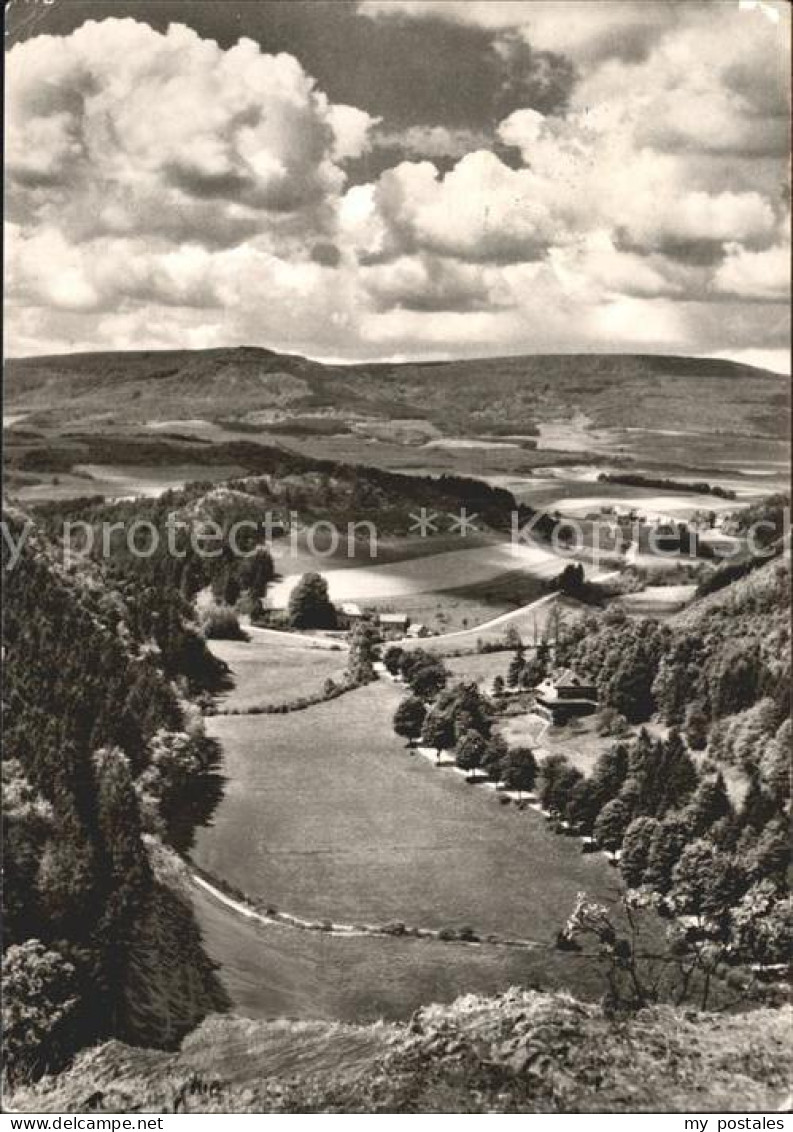 72356844 Ludwigstein Werleshausen Hoellental Mit Blick Auf Den Meissner Ludwigst - Witzenhausen