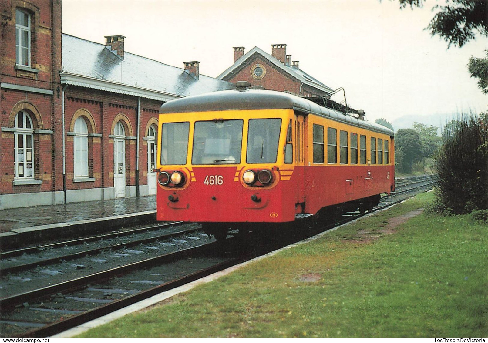 TRANSPORT - Train - Autorail 4616 (Ragheno Mechelen:1954 - Chemin De Fer à Vapeur Des 3 Vallées - Carte Postale - Eisenbahnen