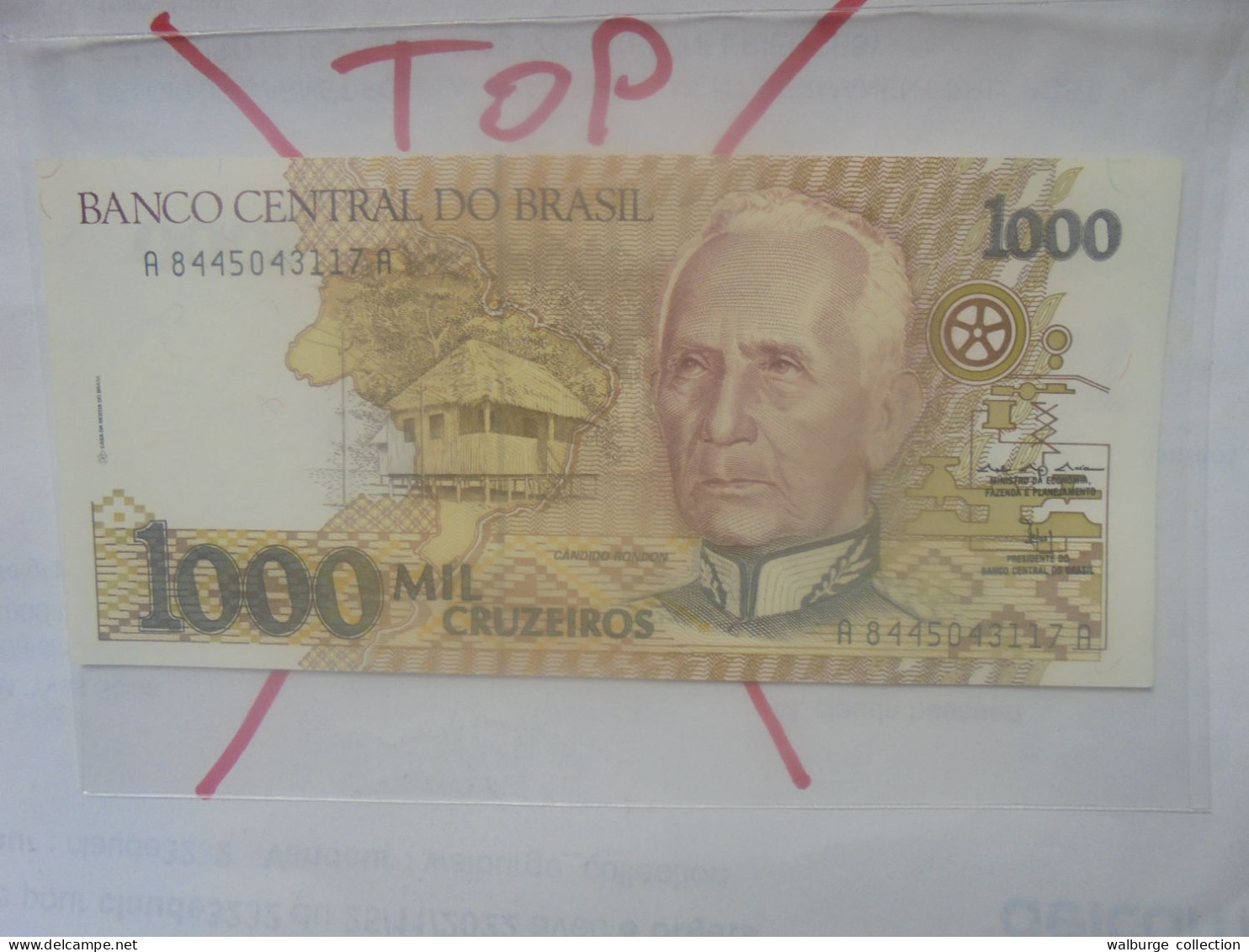 BRESIL 1000 CRUZEIROS 1990-91 Neuf (B.33) - Brasil