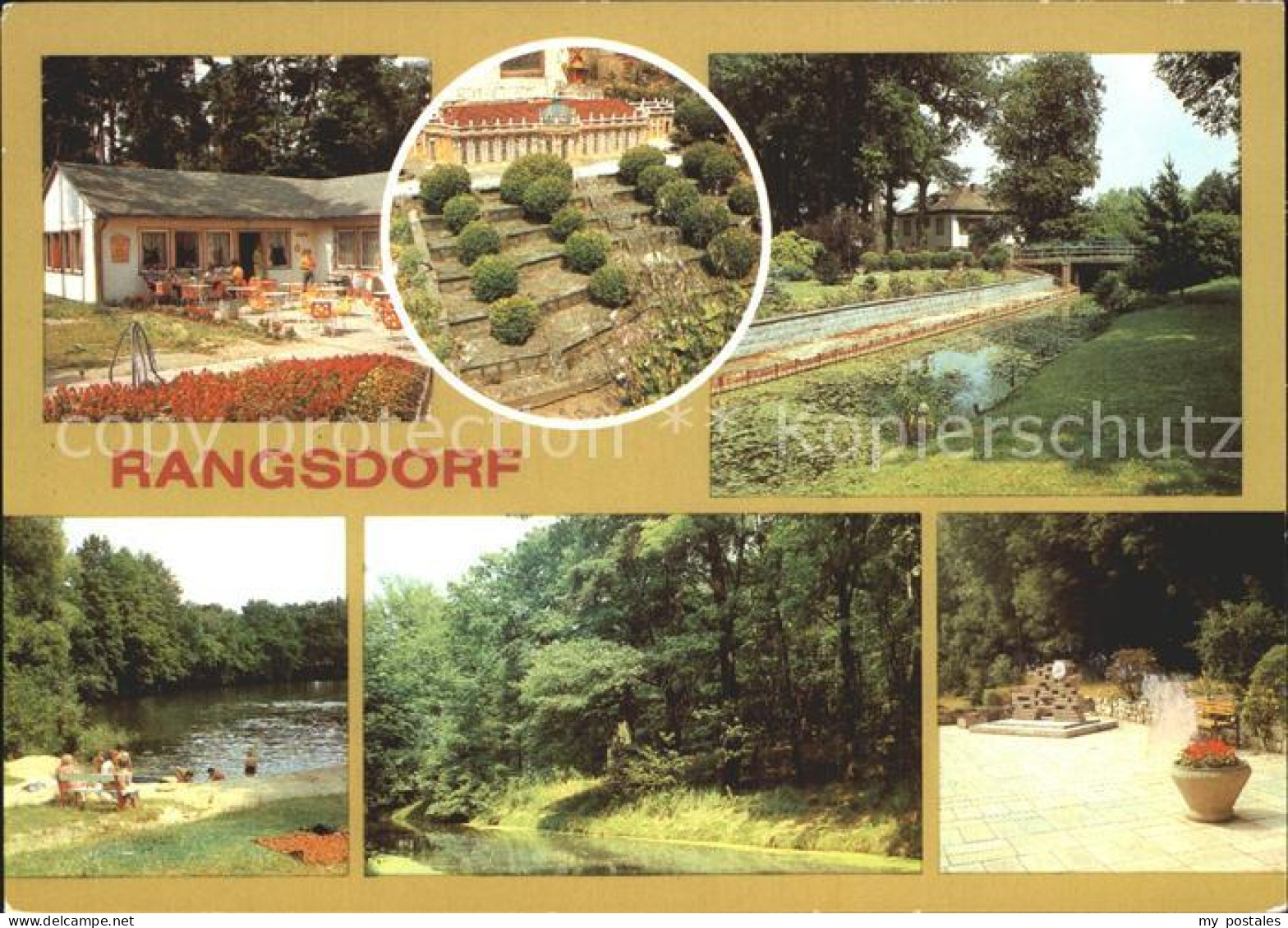 72354882 Rangsdorf Eiscafe Schloss Sanssouci Miniatur Klein Venedig Nymphensee K - Rangsdorf