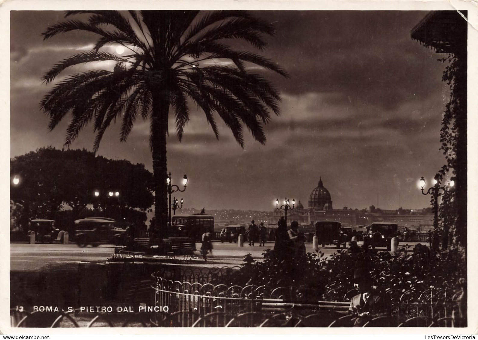 ITALIE - Roma - S Pietro Dal Pincia - Nuit - Animé - Bus - Carte Postale - San Pietro