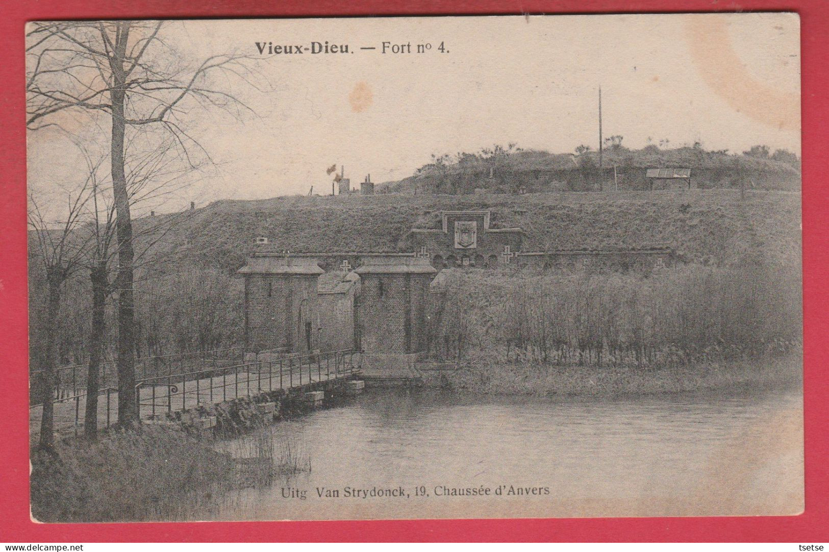 Mortsel / Vieux-Dieu - Fort N° 4 - 1921 ( Verso Zien ) - Mortsel