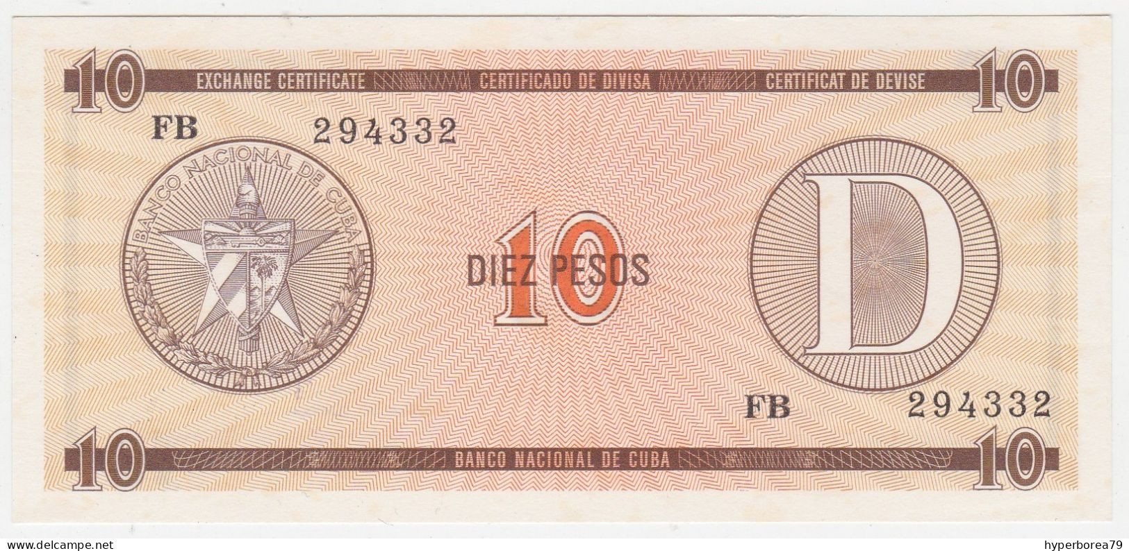 Cuba P FX35 - 10 Pesos 1985 - UNC - Cuba