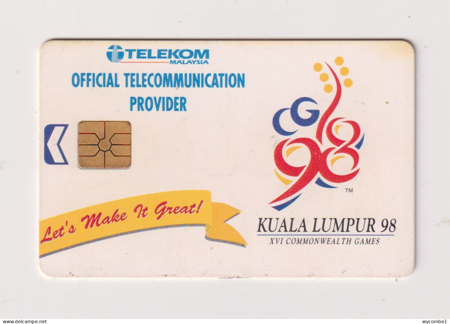 MALAYSIA - Commonwealth Games Chip Phonecard - Malasia