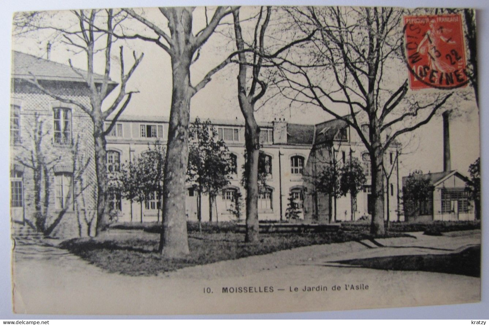 FRANCE - VAL D'OISE - MOISSELLES - Le Jardin De L'Asile - 1922 - Moisselles