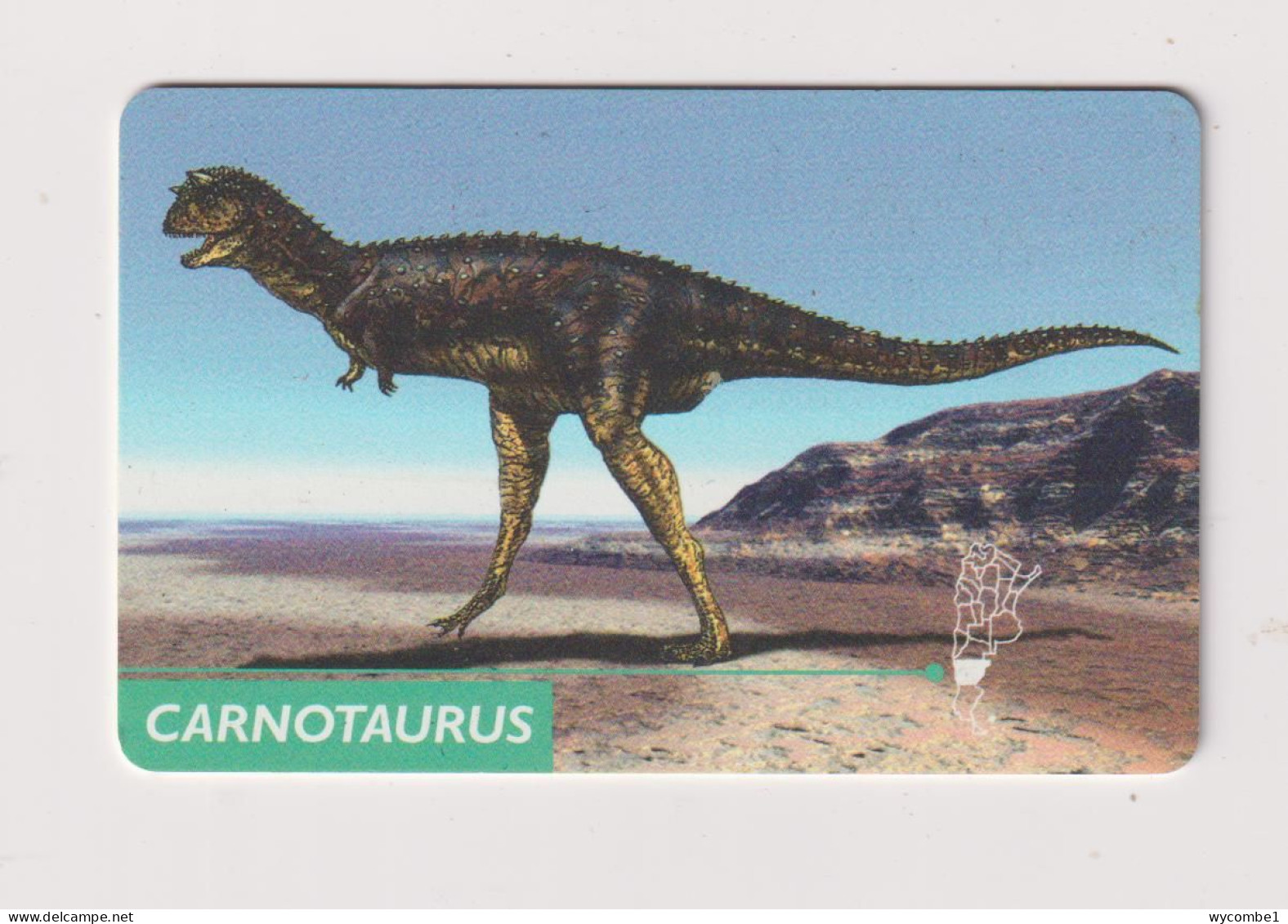 ARGENTINA - Carnotaurus Chip Phonecard - Argentinien