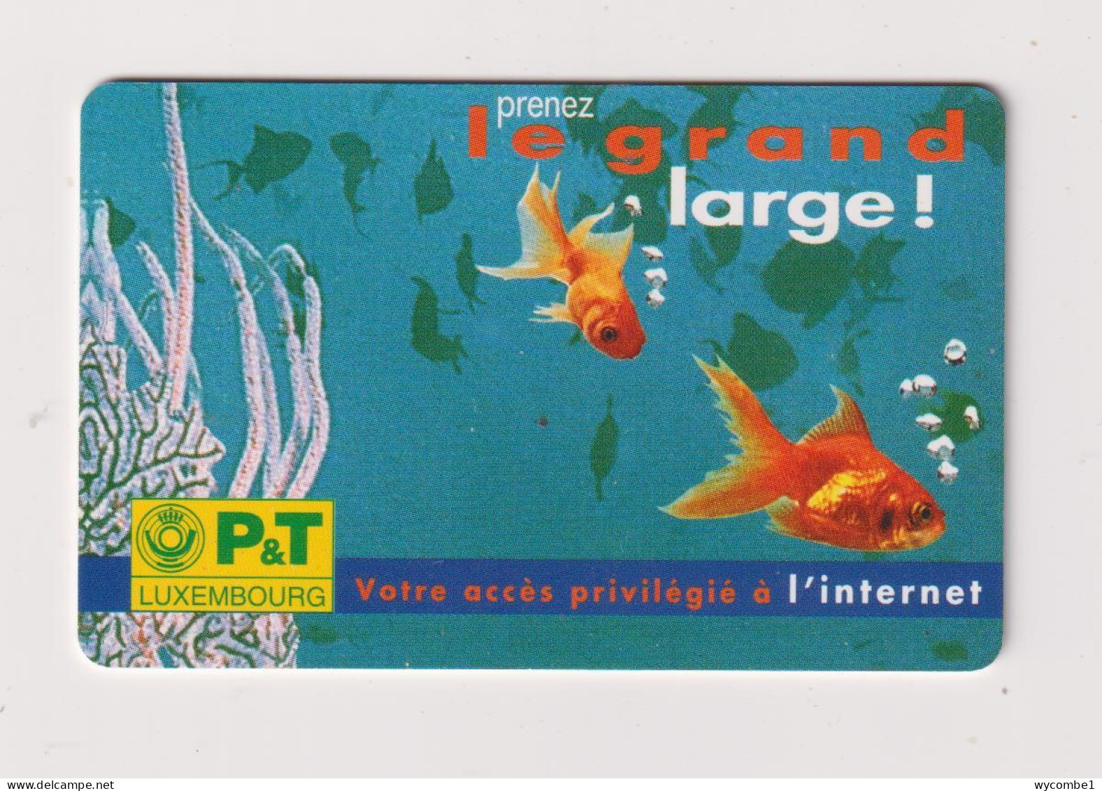 LUXEMBOURG - Goldfish Chip Phonecard - Luxemburgo