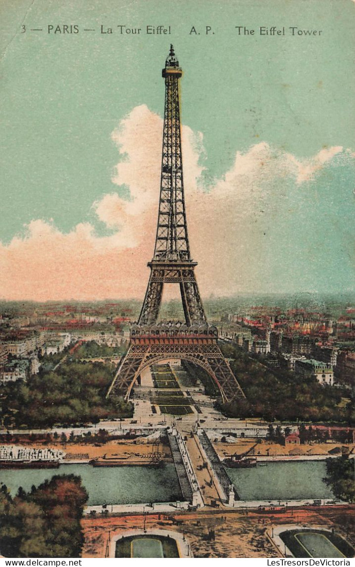 FRANCE - Paris - Vue Générale De La Tour Eiffel A P - Carte Postale Ancienne - Eiffelturm