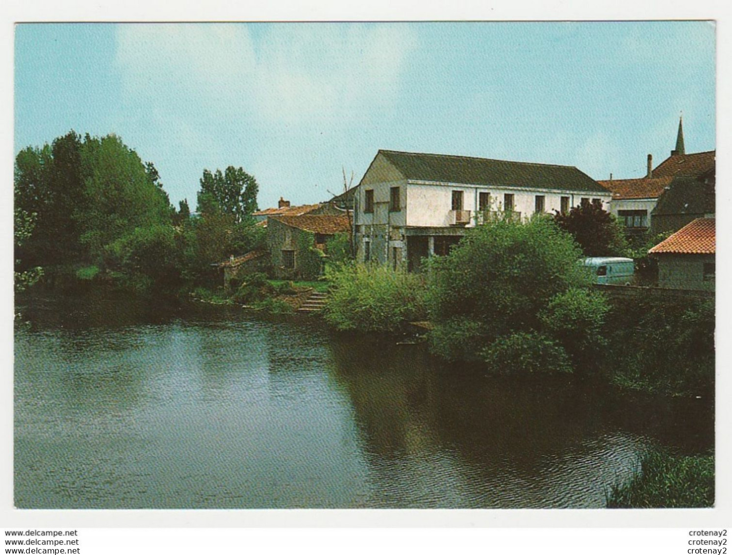 44 SAINT PHILBERT De GRAND LIEU N°6 Le Bourg Et La Boulogne Vus Du Pont De Pierre Camionnette Renault Goëlette VOIR DOS - Saint-Philbert-de-Grand-Lieu