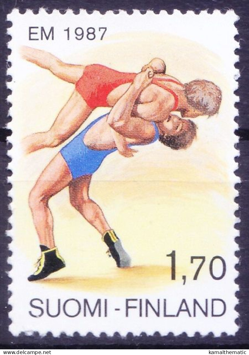 Finland 1987 MNH, Wrestling, Sports - Worstelen