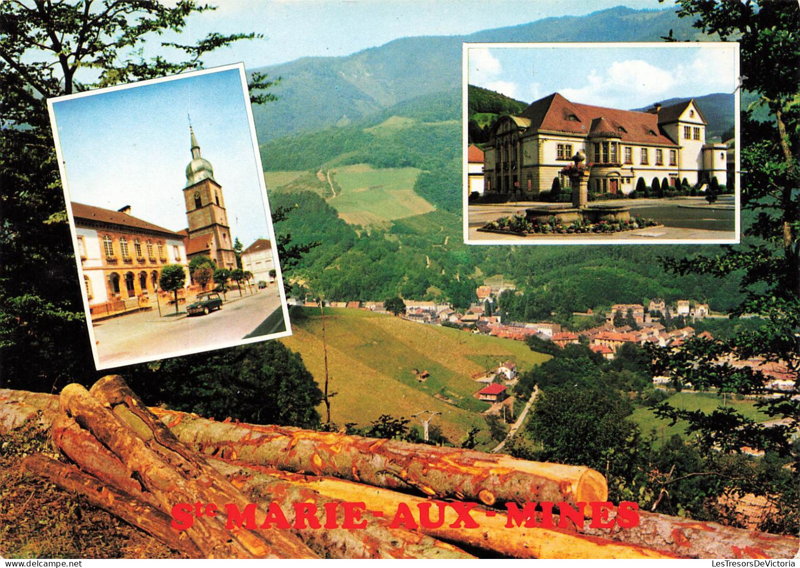 FRANCE - Saint Marie Aux Mines - Vue Sur La Ville - Multivues - Colorisé - Carte Postale Ancienne - Sainte-Marie-aux-Mines