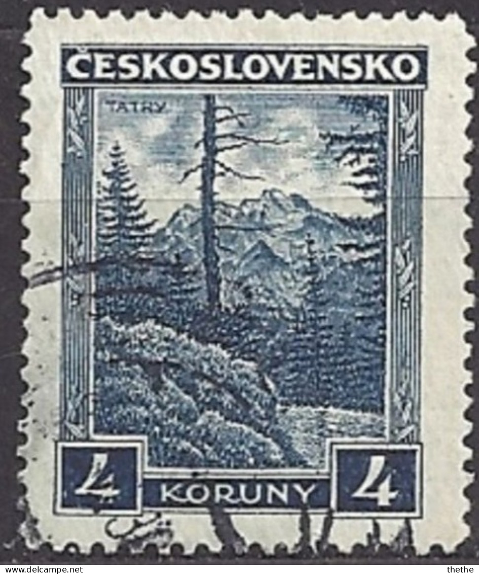 TCHECOSLOVAQUIE - Monts Tatras - Used Stamps