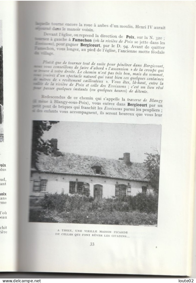 3 LIVRES  INDENTIQUE CHEMINS VERTS ET PIERRES GRISES  AU PAYS DE SOMME   1964  LE COURRIER PICARD INDEX DES LIEUX - Picardie - Nord-Pas-de-Calais