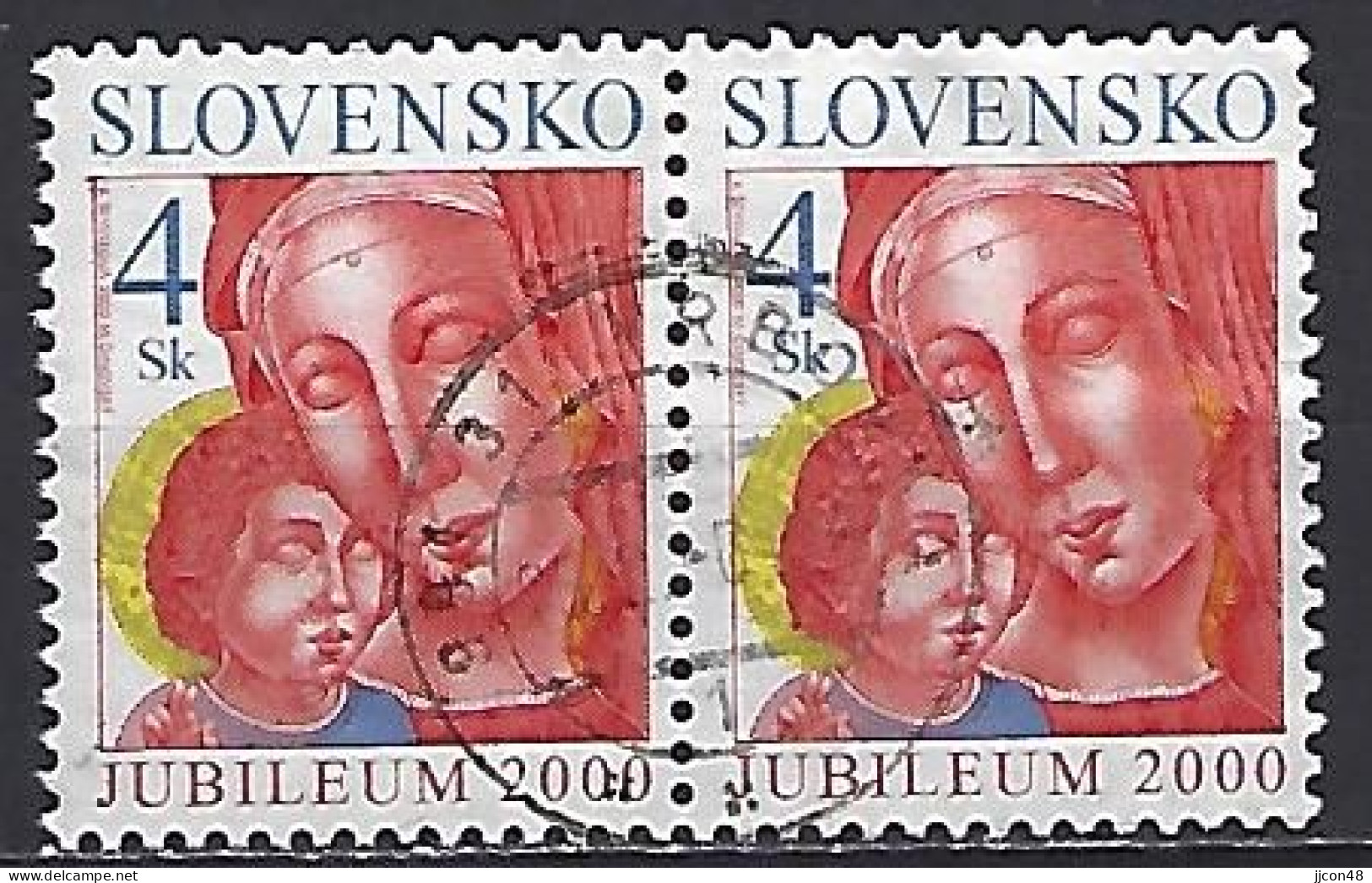 Slovakia 2000  Christmas (o) Mi.379 - Usati