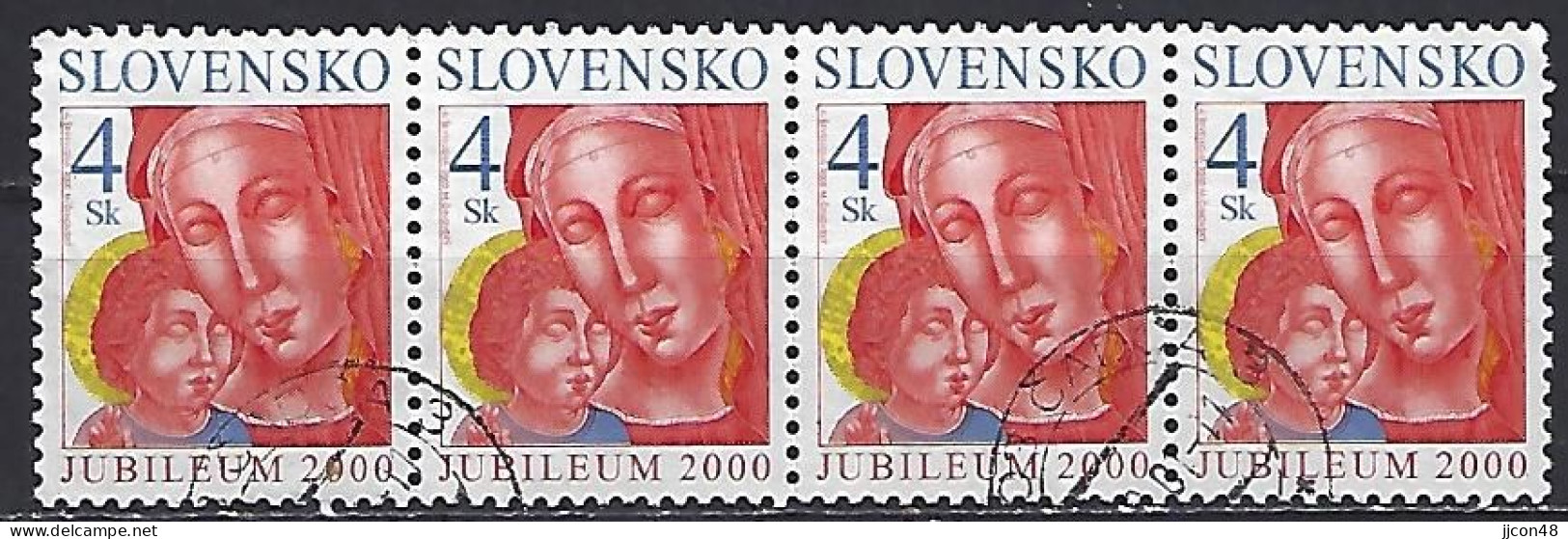 Slovakia 2000  Christmas (o) Mi.379 - Gebraucht