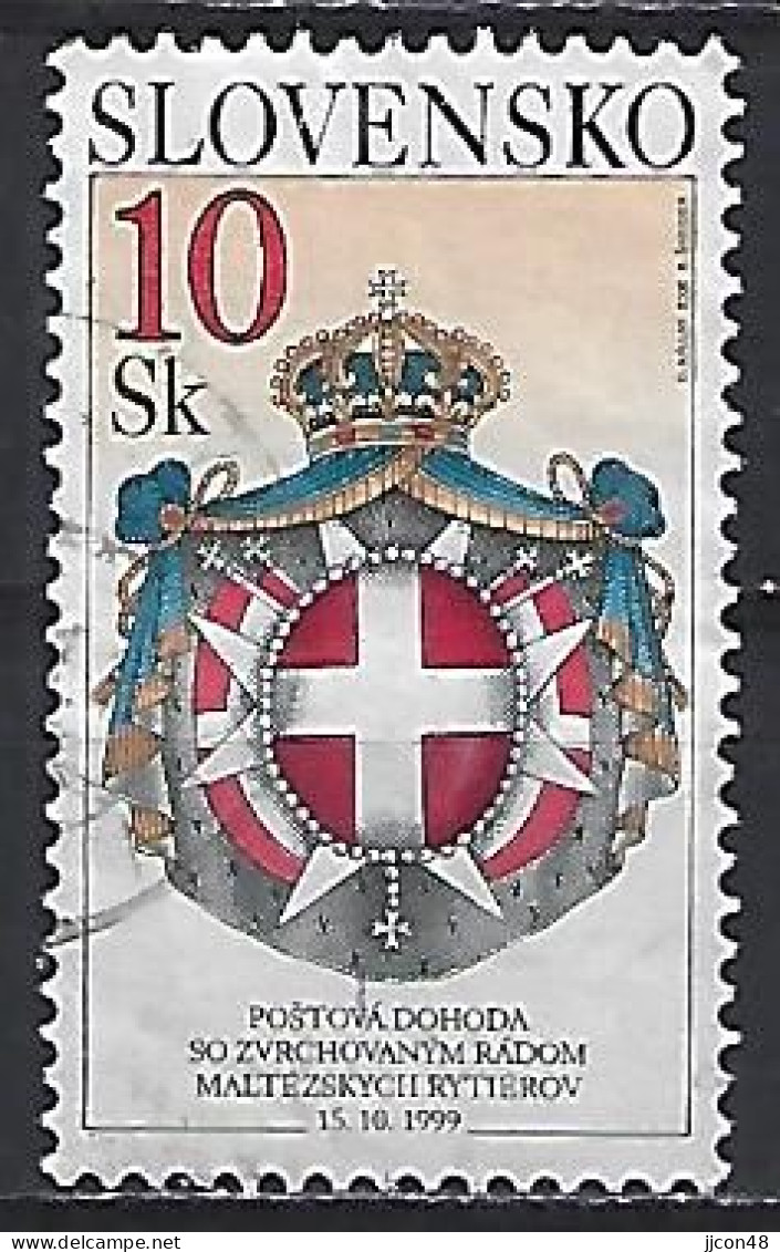 Slovakia 2000  Order Of Maltese Knights (o) Mi.380 - Gebruikt