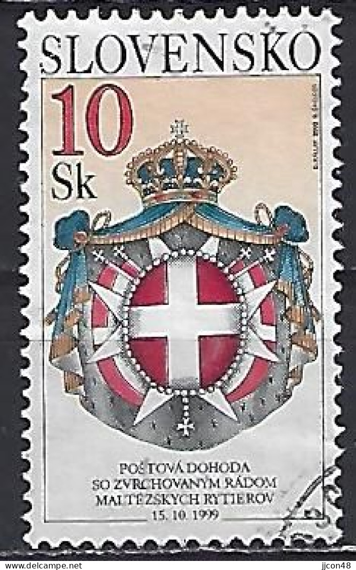 Slovakia 2000  Order Of Maltese Knights (o) Mi.380 - Oblitérés