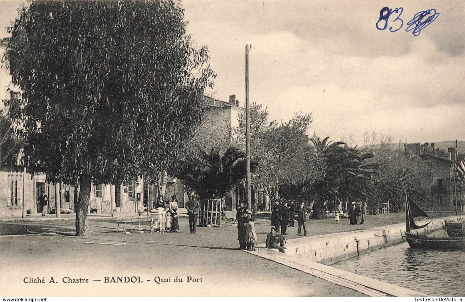 FRANCE - Chastre - Bandol - Vue Générale Le Quai Du Port - Carte Postale Ancienne - Toulon