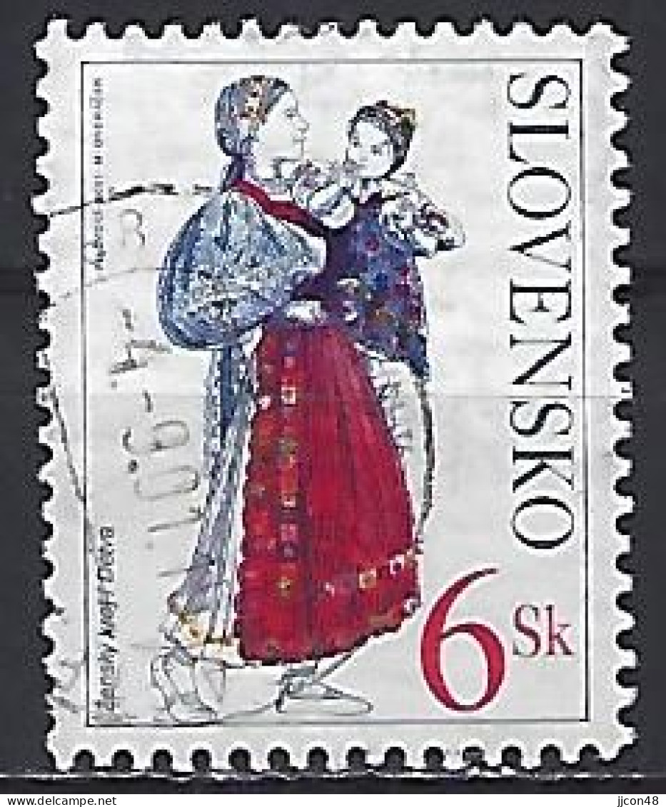 Slovakia 2001  Traditional Costumes (o) Mi.389 - Used Stamps