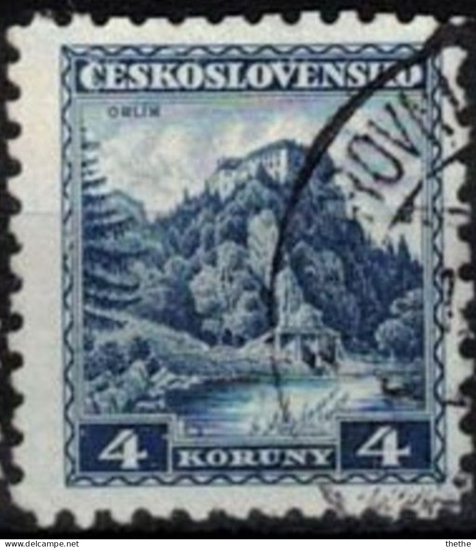 TCHECOSLOVAQUIE - Château D' Orlik - Used Stamps