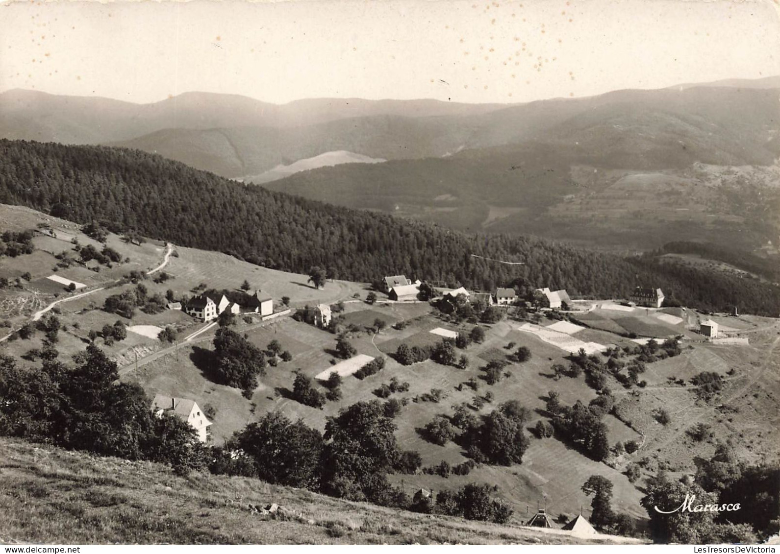 FRANCE - Munster - Vallée De Munster - Le Hohrodberg - Vue Sur Les Hôtels - Carte Postale Ancienne - Munster