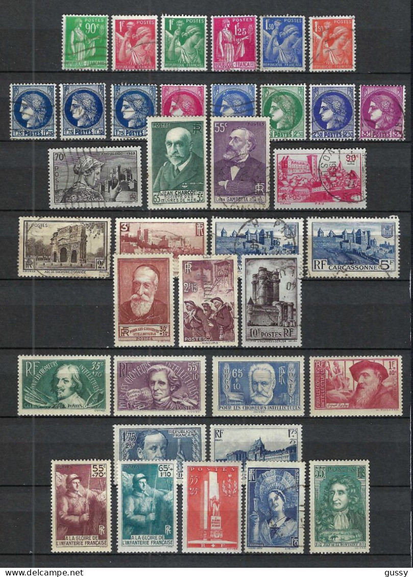 FRANCE Ca.1941-1950: Lot D' Obl. Et Neufs** - Oblitérés