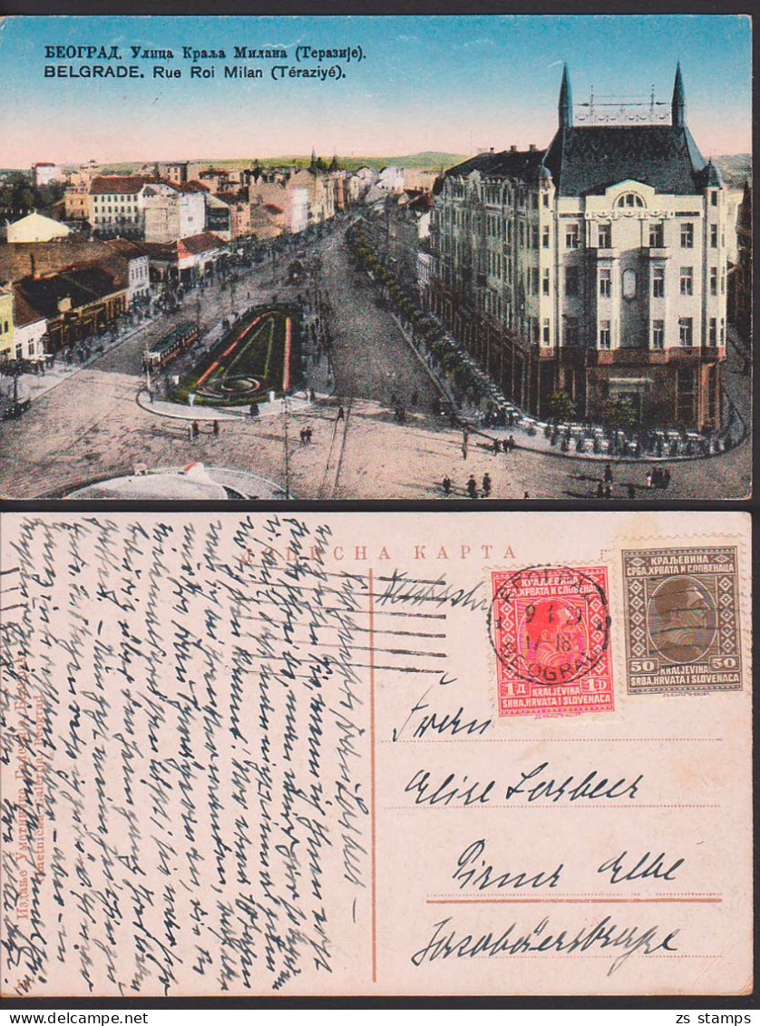 Belgrad Belgrade Rue Roi Milan 9.1.29 - Briefe U. Dokumente