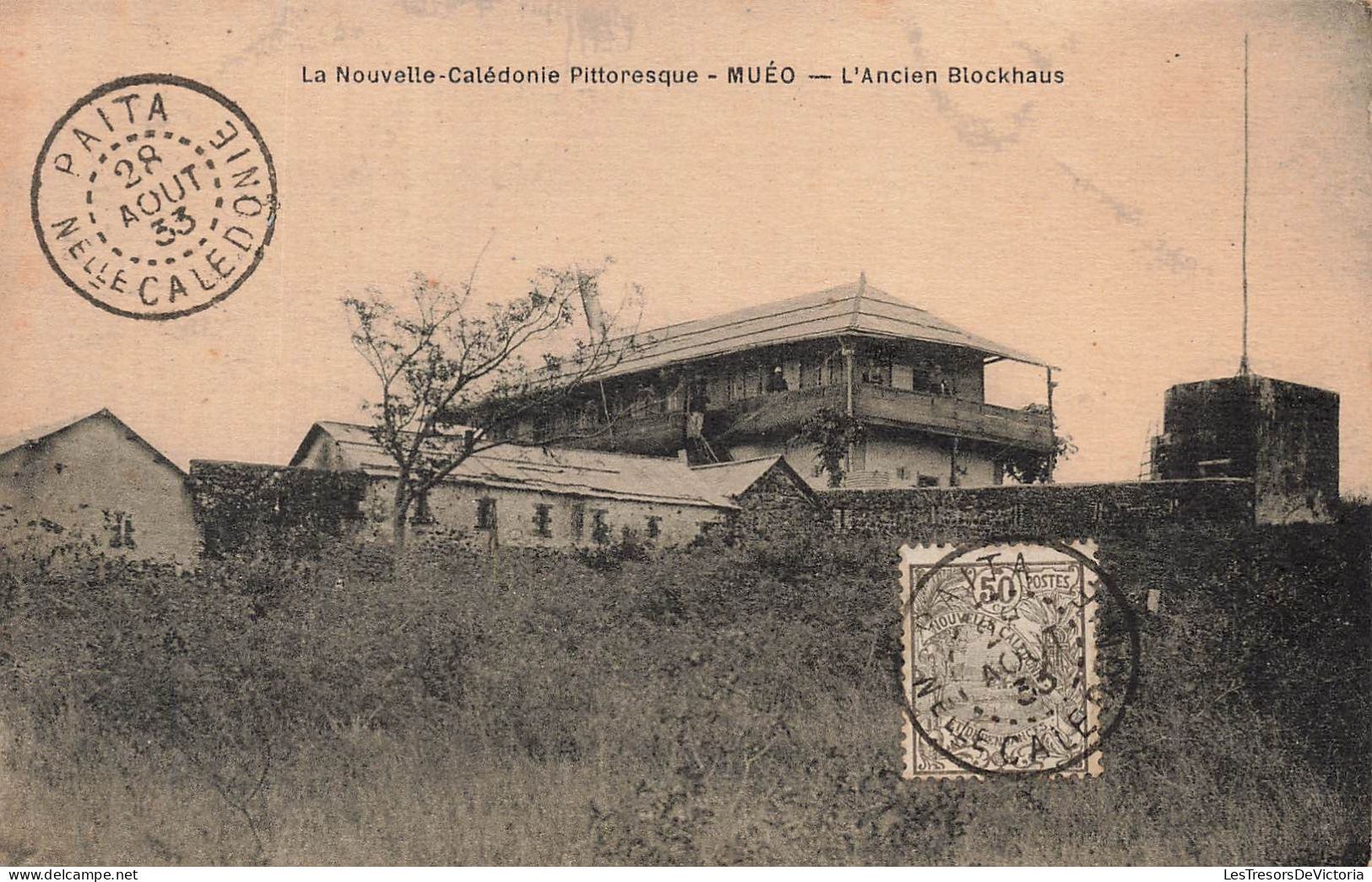 Nouvelle Calédonie Pittoresque - Muéo - L'ancien Blockhaus - Oblitéré Paita 1933 - Carte Postale Ancienne - Nouvelle-Calédonie