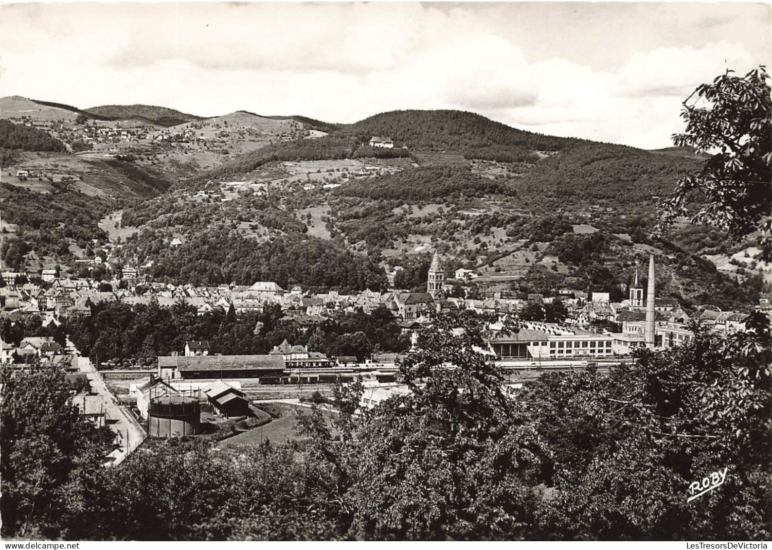 FRANCE - Munster - Vue Générale De La Ville Avec Hohrodbeg - Carte Postale Ancienne - Munster