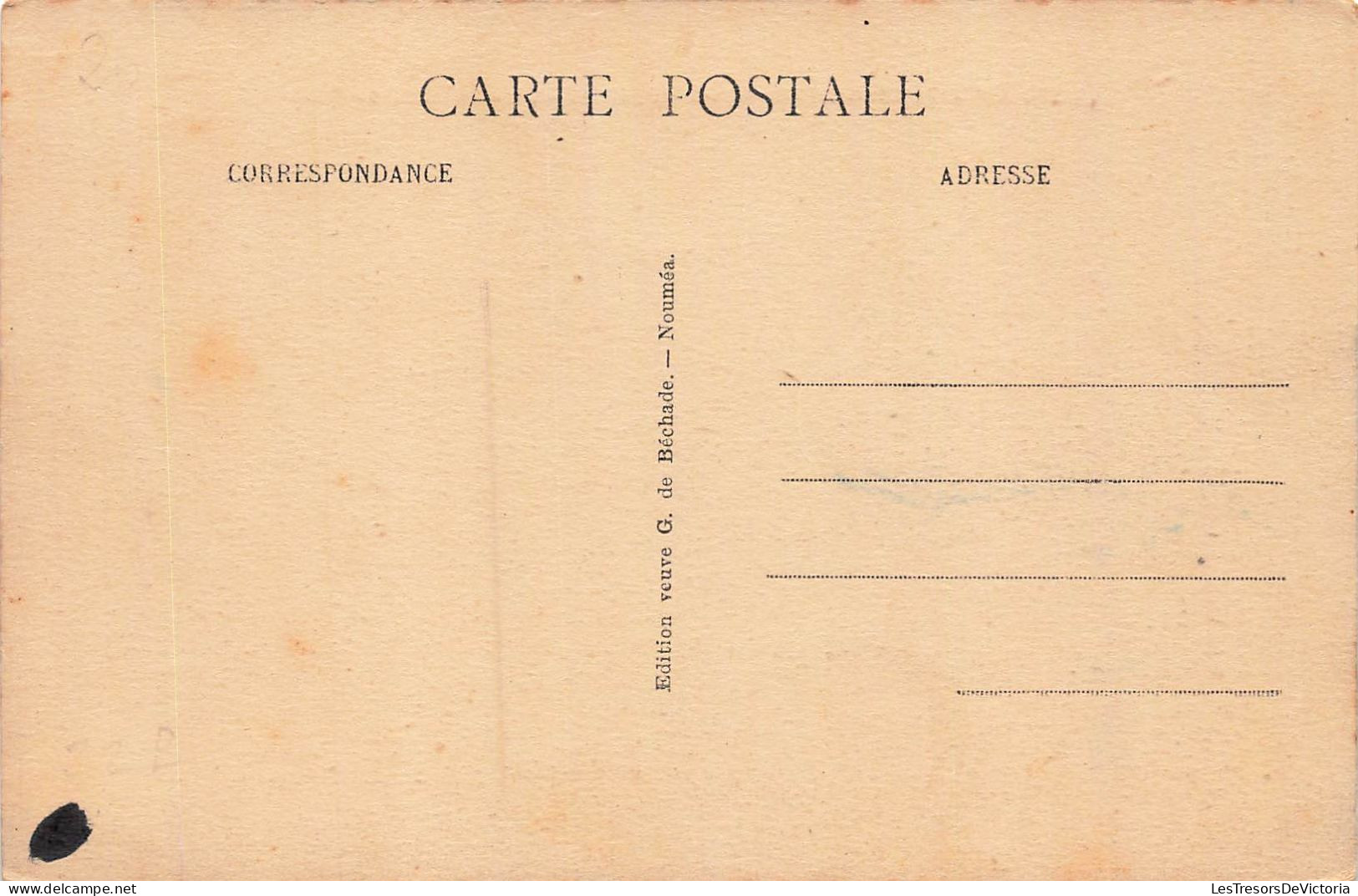 Nouvelle Calédonie Pittoresque - Courrier De Mer à Catope - Voh - Animé - Bateau - Vve Béchade - Carte Postale Ancienne - Nouvelle-Calédonie