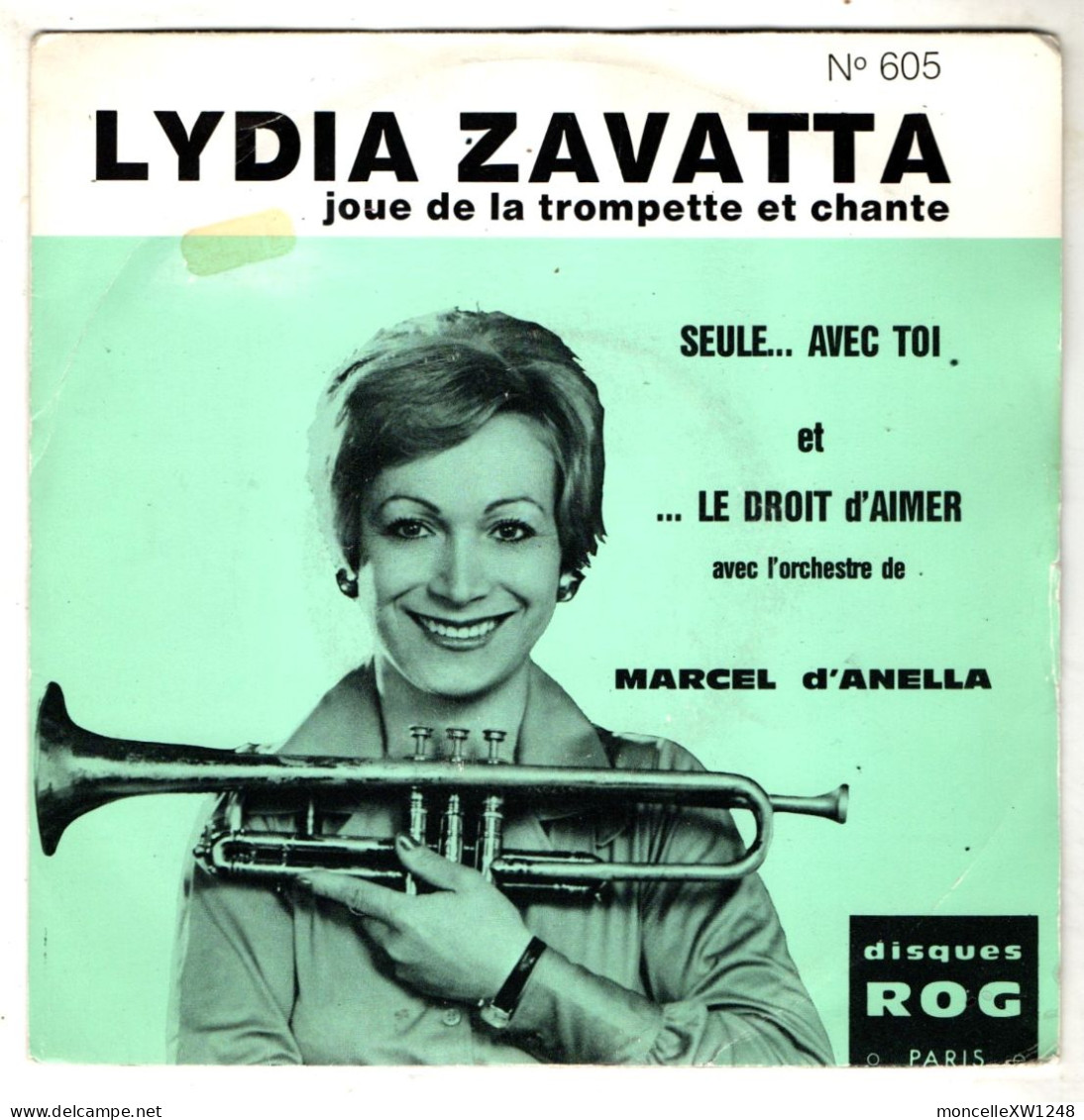 Lydia Zavatta - 45 T SP Seulle... Avec Toi (196?) - Instrumental