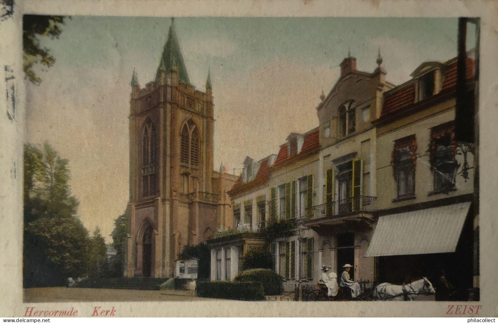 Zeist // Hervormde Kerk En Omgeving 1919 - Zeist