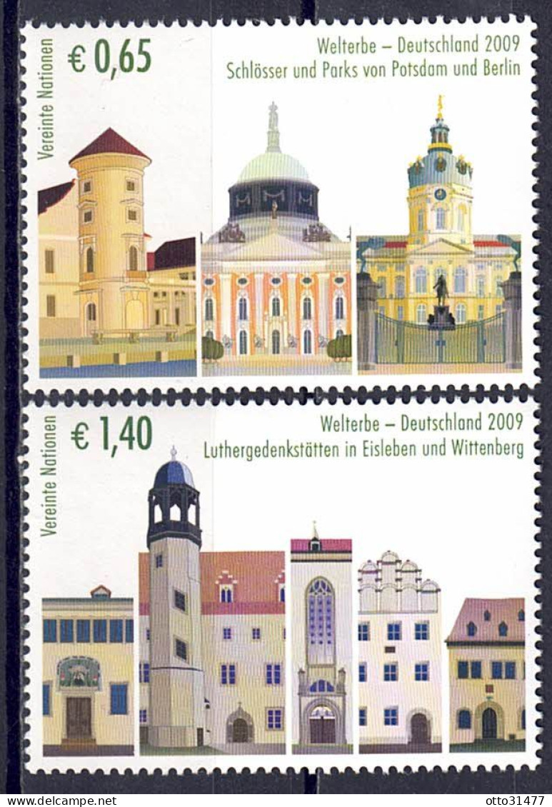 UNO Wien 2009 - UNESCO-Welterbe,  Nr. 597 - 598, Postfrisch ** / MNH - Neufs