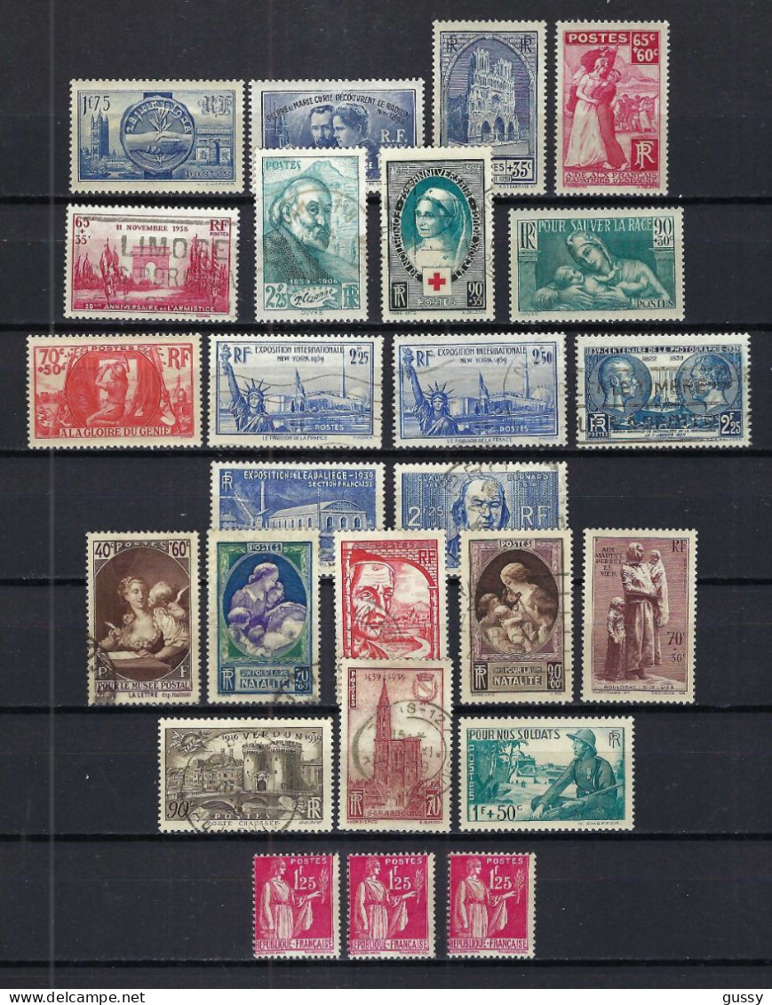 FRANCE Ca.1931-1940: Lot D' Obl. Et Neufs* - Altri & Non Classificati