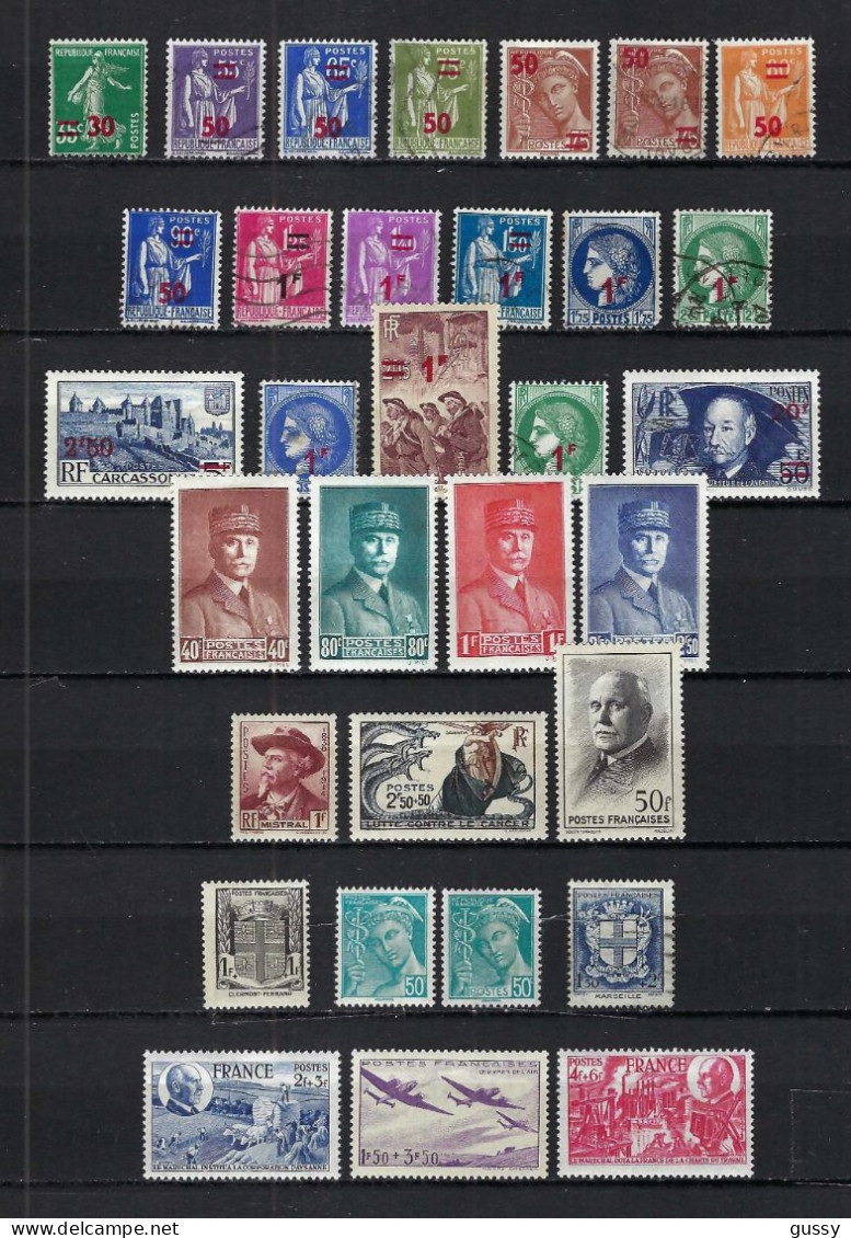 FRANCE Ca.1931-1944: Lot D' Obl. Et Neufs* - Altri & Non Classificati