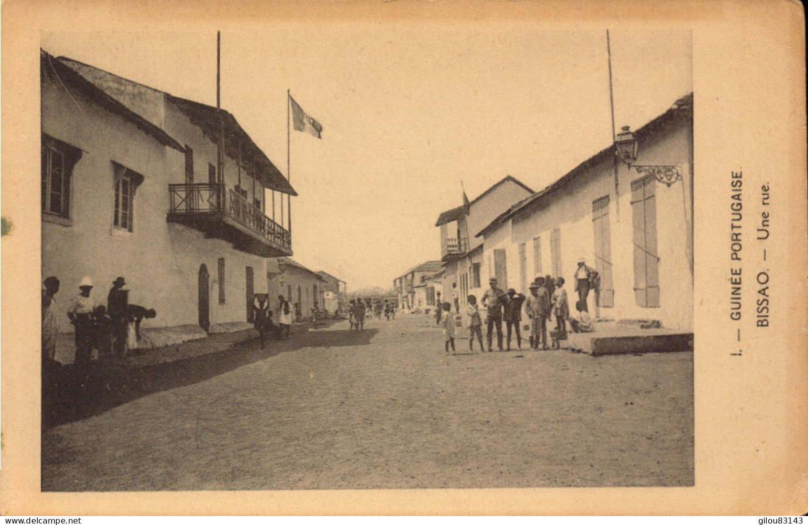 Guinée Portugaise, Bissao, Une Rue - Guinea-Bissau