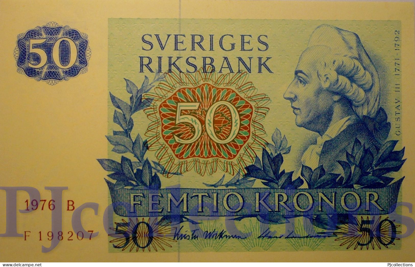 SWEDEN 50 KRONOR 1976 PICK 53b UNC - Sweden