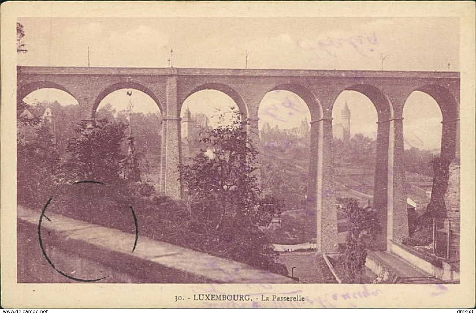 LUXEMBOURG - LA PASSERELLE - EDIT. CH. BERGERET - 1920s (18012) - Luxembourg - Ville